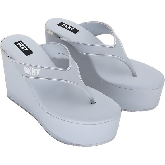 DKNY Womens Trina Platform Wedge Halogen Blue Womens US 8M - Picture 4 of 6